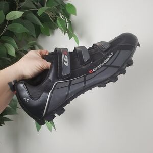 Louis Garneau Ergo Grip Terra Comp Cycling Shoe Black Grey Men's Size 12.5